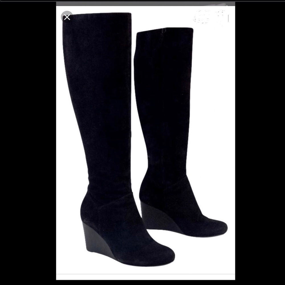Cole Haan Black Suede Boots